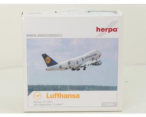 Schaal 1:200 Herpa 550291 Boeing 747-200 F Lufthansa Cargo Reg. D-ABZF #9893