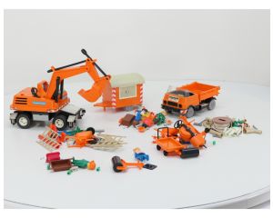Playmobil 3472, 3203, 3201,3312,3314, 3207, 3774 XXXL Baustellen Set #9934