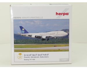 Schaal 1:200 Herpa 550574 Boeing 747-400 Saudi Arabian Airlines Reg. HZ-AIW #9894