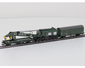 Schaal H0 Märklin 49571 kraan met stoomaandrijving type 058 (Ardelt) van de DB #10090