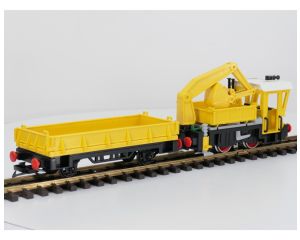 Playmobil 4053 Kraanlok met wagon onbespeeld