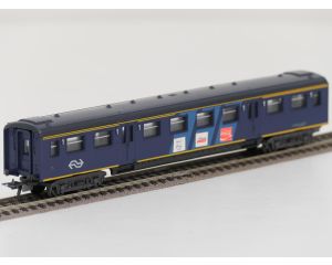 Schaal H0 Lima/HEMA 208024L, 9109 en 9110 elektrische locomotief 1200 met Plan E rijtuigen van de NS #10132