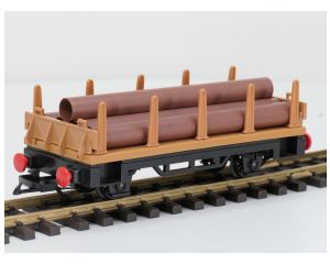 Playmobil 4105 rongenwagen met buizenlading OVP
