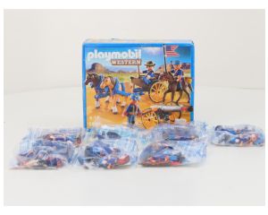 Playmobil Noordelijk leger met generaal en kanontransport 6274 6273 5249 #9991