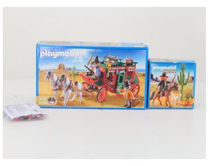 Playmobil Western postkoets met sheriff en cowboys 4399 5251 6278 #9996
