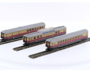 Schaal N Minitrix 3016, 3017 en 3019 TEE Set van de DSG en DB #5313