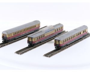 Schaal N Minitrix 3016, 3017 en 3019 TEE Set van de DSG en DB #5313