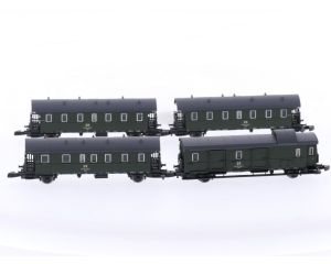 Schaal Z Märklin 87513 Set Personenrijtuigen van de DR #5329