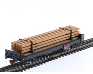Schaal H0 Metropolitan 8020 Houten Ladingwagon KP Bios-Holz Van De SBB #P134