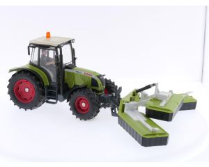 Schaal 1:32 SIKU 7605 Claas Ares 697 ATZ + 2265 - Claas grootvlak maaimachine #4001