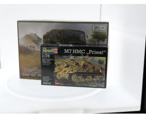 Schaal 1:76 / 1:72 Set van 2 bouwpakketten thema britse voertuigen 2e wereldoorlog. #4136