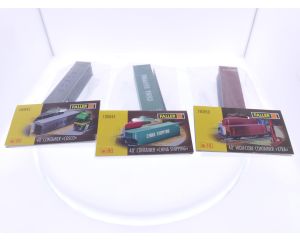 Schaal H0 Faller containers set 3 met 180844, 180845 & 180850 #5743