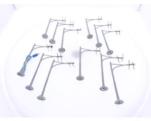 Schaal H0 Brawa 6111 set trollymasten 12 st. #5887