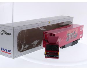 Schaal 1:50 Tekno DAF 85 CF met 3 assige oplegger. DAF Promo. #6086