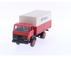 Schaal 1:50 Lion Car Nr.43 DAF F2000/2200 Vrachtauto met gesloten laadbak. #6109