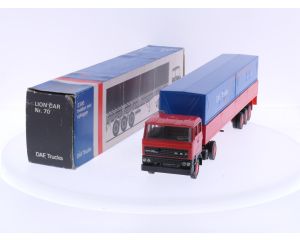 Schaal 1:50 DAF 2800 Lion Car Nr. 58-70 trekker met oplegger. #6113