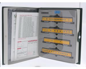 Schaal N Kato #106-024 set van 4 gladde personenwagens van de UP #5945