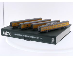 Schaal N Kato #106-024 set van 4 gladde personenwagens van de UP #5945