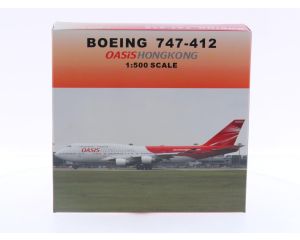 Schaal 1:500 NetModels BLFA500 Oasis Hong Kong Boeing 747-400 Reg.Nr. B-LFA #6331