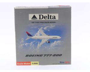 Schaal 1:500 Schuco/Star Jets SJDAL019 Delta Air Lines Boeing 777-200 Reg.Nr. N863DA #6369