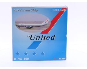 Schaal 1:500 BiG BiRD 5-2003-UA United Airlines Boeing 747-100 Reg.Nr. N4735U #6449