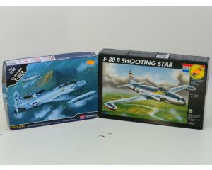 Schaal 1:48 Academy 12240 Monogram 74003 T-33A F-80B Shooting stars #216