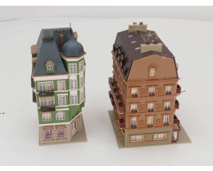 Schaal H0 Set Vollmer 3782 City hotel  - Vollmer 3771 bank #3237