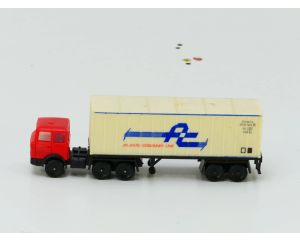 Schaal H0 Lima 600801 Truck en trailer - Lima 600802 Truck en trailer - Lima 600803 Truck en trailer - Lima 7 goederenwagens #2733