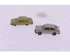 Schaal H0 Automodel Eko ford consul - Wiking VW 1600 Fliessheck #3058