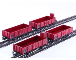 Schaal H0 Fleischmann 5204 5208 DB Open          bakwagens #1297