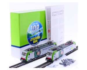 Schaal H0 ACME 90046 BLS elektrische locomotief 486507 en 586506 set van 2 Digitaal #2013