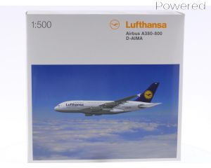 Schaal 1:500 Herpa 516129 Lufthansa Airbus A380-800 Reg. D-AIMA #7264