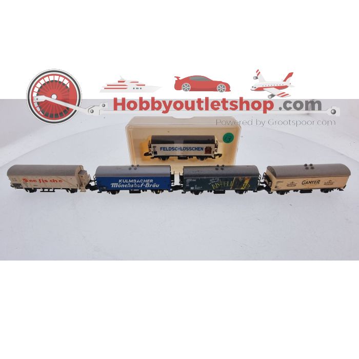 Schaal Z Märklin Goederen Set Van 5 van de DB #4896