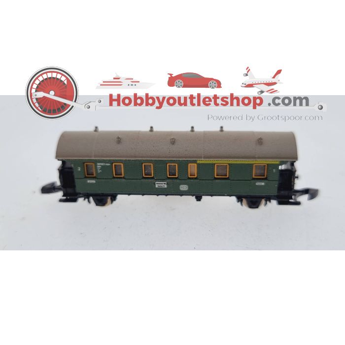 Schaal Z Märklin Set AB/B personen rijtuigen van de DB #4897