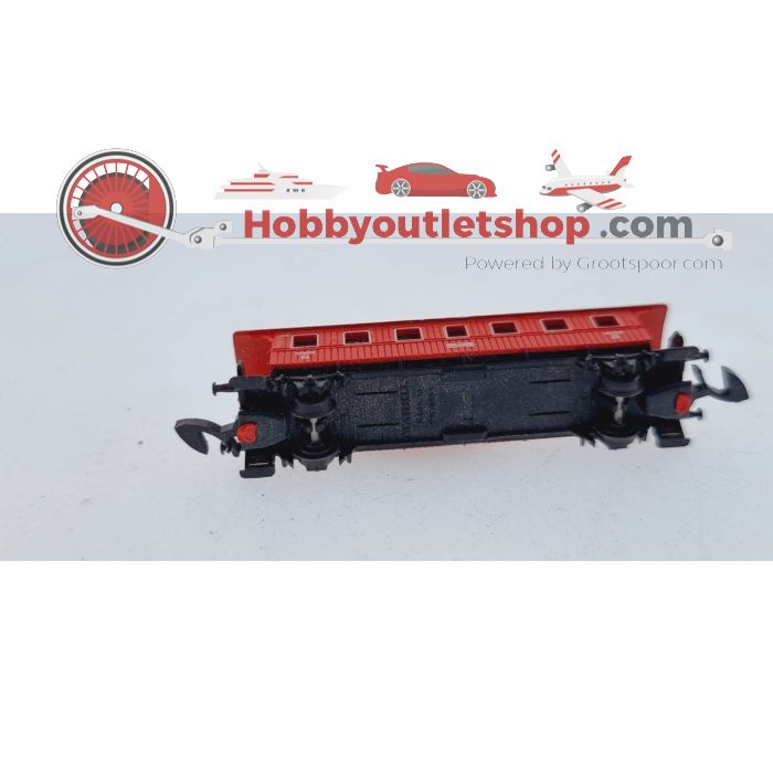 Schaal Z Märklin Set AB/B personen rijtuigen van de DB #4897