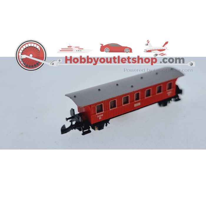 Schaal Z Märklin Set AB/B personen rijtuigen van de DB #4897