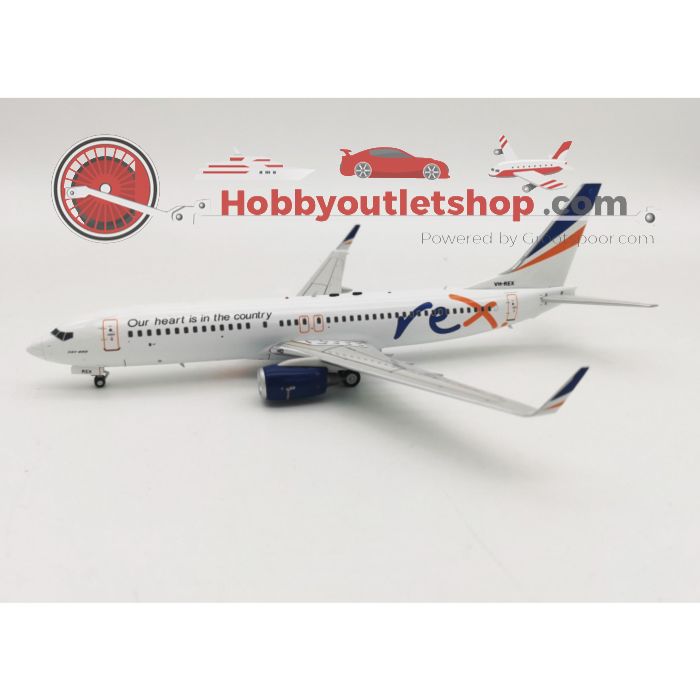 Schaal 1:200 Inflight 200 IF738ZL0621 Boeing 737-800 REX 'Our heart is in the country' Reg. VH-REX #7904