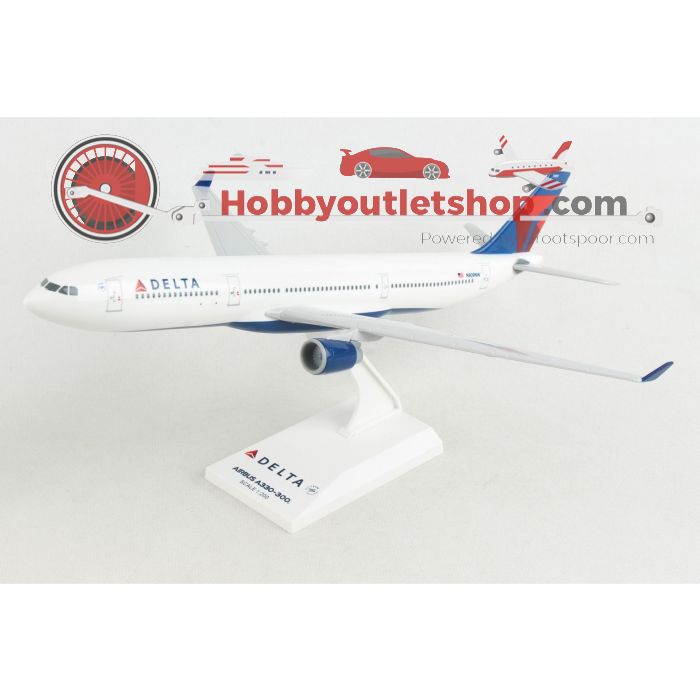 Schaal 1:200 Skymarks SKR530 Airbus 330-300 Delta Airlines Reg. N809NW #7873