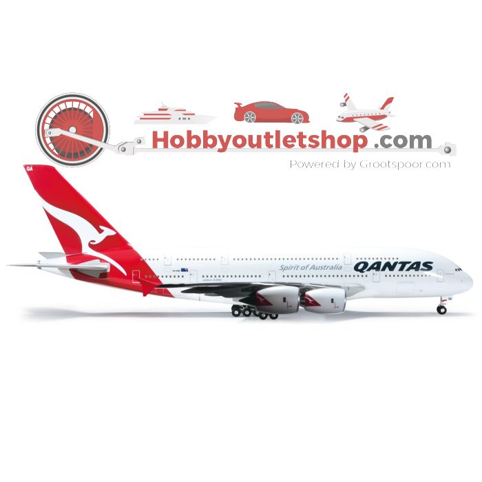 Schaal 1:200 Herpa 551991-002 Quntas Airbus A380-800 Reg. VH-OQF #5163