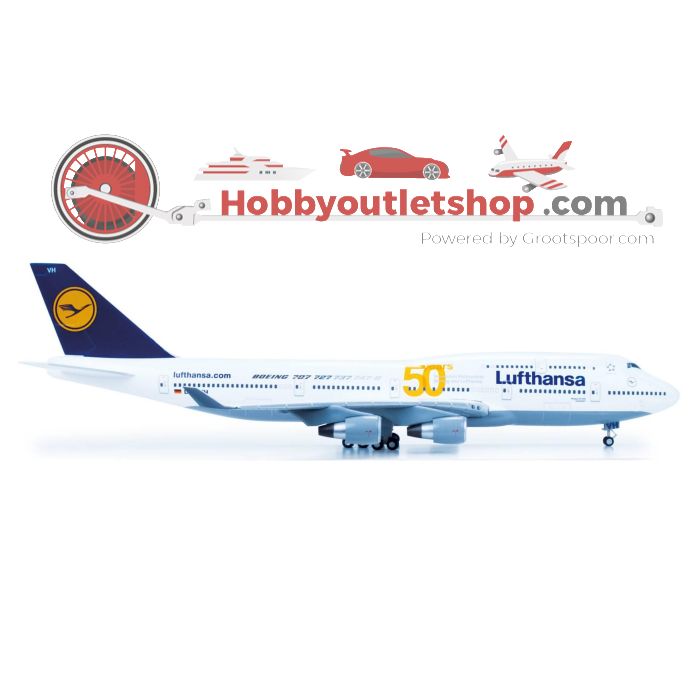 Schaal 1:200 Herpa 553735 Lufthansa Boeing 747-400 Reg. D-ABVH #5174