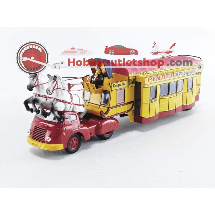 Schaal 1:43 Atlas/Direkt Collections NEW OLD STOCK PINFR005/6 trekker met trailer Pinder snackbar #9844 - sku: 20260813100206 - Nieuw - Afbeelding 1