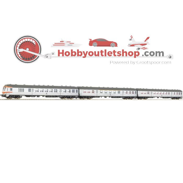 Schaal H0 Roco 64051 3-delige wagonset 
