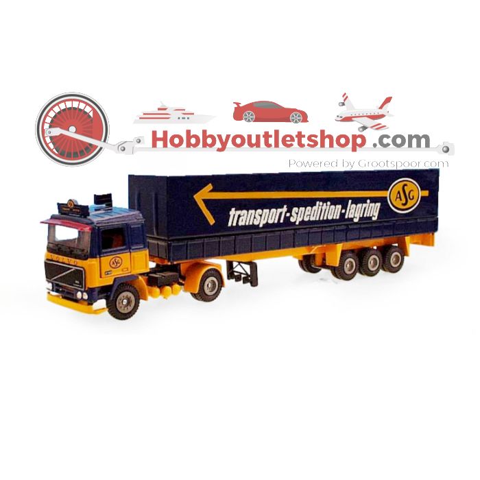 Schaal 1:50 Tekno 850205 Zweden 1985 ASG Huifoplegger #4068
