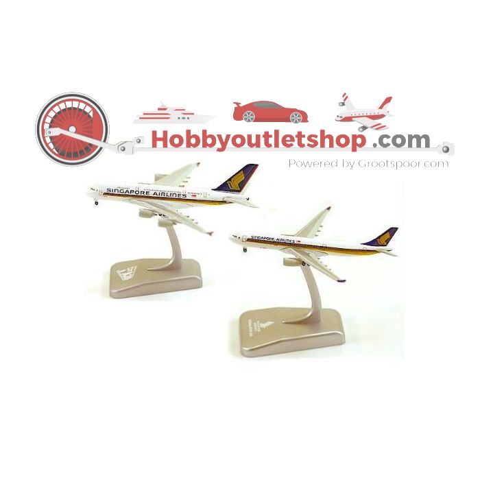 Schaal 1:1000 Hogan Singapore Airlines Airbus A380 & A330-300 Art. Nr. 8263 #106 - sku: 20210814115915 - Nieuw - Afbeelding 1