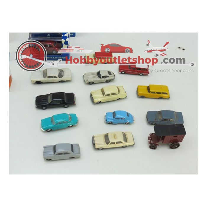 Schaal H0 assortiment van 26 modelautootjes #137 - sku: 20201211031628 - Gebruikt - Goede staat - Afbeelding 2