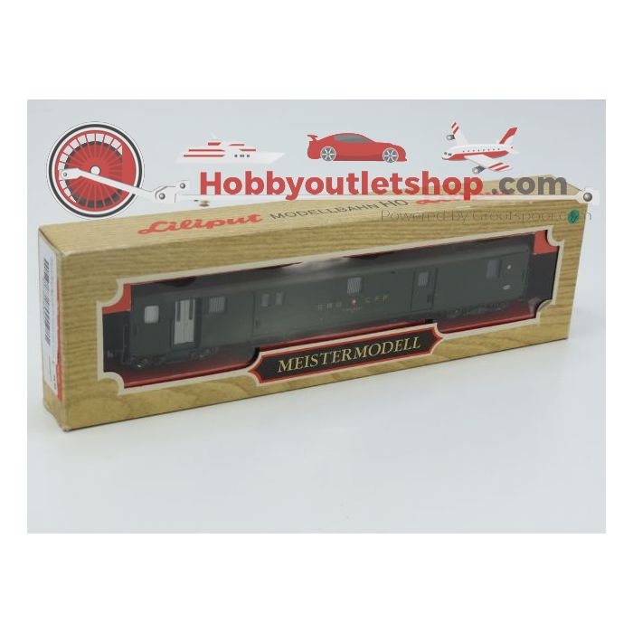Schaal H0 Liliput 87950 DC Leichtstahl Schnellzug Gepäckwagen SBB #491