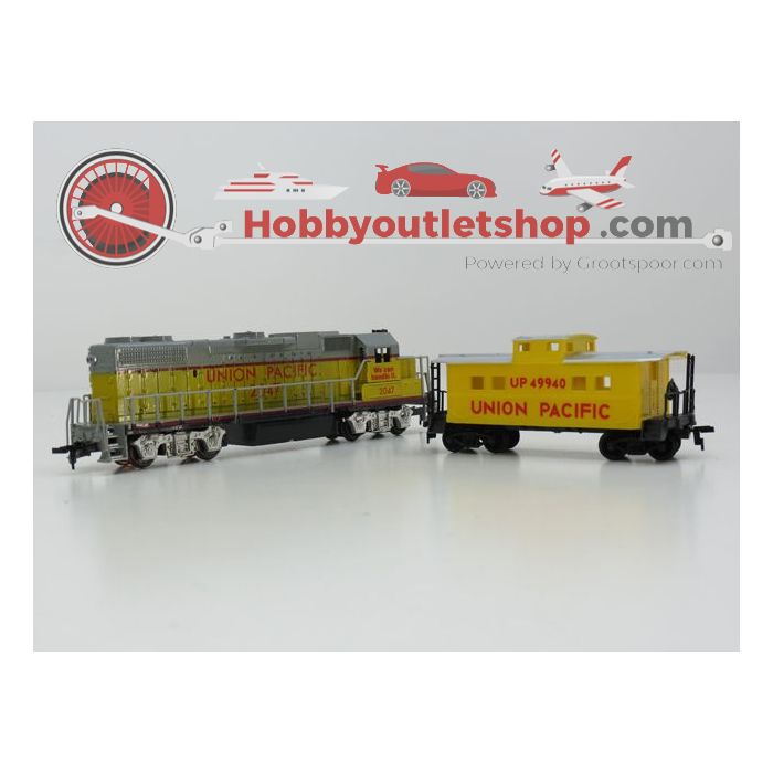Schaal H0 Life-Like 2047 Union Pacific Powered Diesel locomotief & Caboose #432 - sku: 20210515071118 - Gebruikt - Zo goed als nieuw - Afbeelding 3