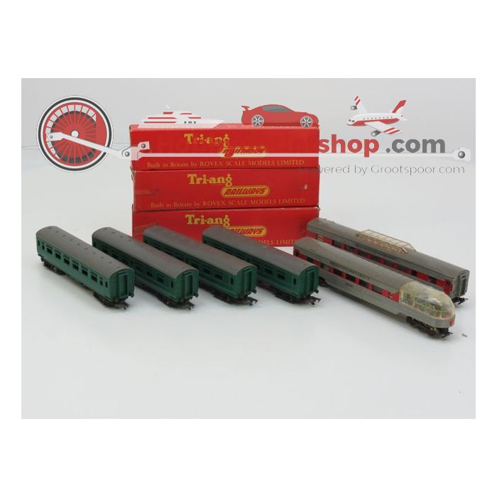 Schaal 00 Tri-ang R21, R25, R125, R28, R29, R221 rijtuigen #319 - sku: 20210429112738 - Gebruikt - Goede staat - Afbeelding 2