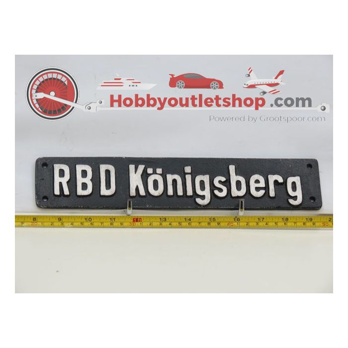 Lokschild RBD Königsberg