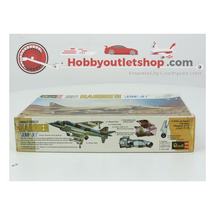 Schaal 1:32 REVELL Hawker Siddeley Harrier ''Jump Jet'' Art. Nr. H-249 #130